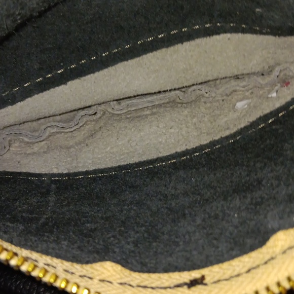 NWT SSEKO MOON CLUTCH BLACK AND GOLD MEDIUM - Picture 2 of 5